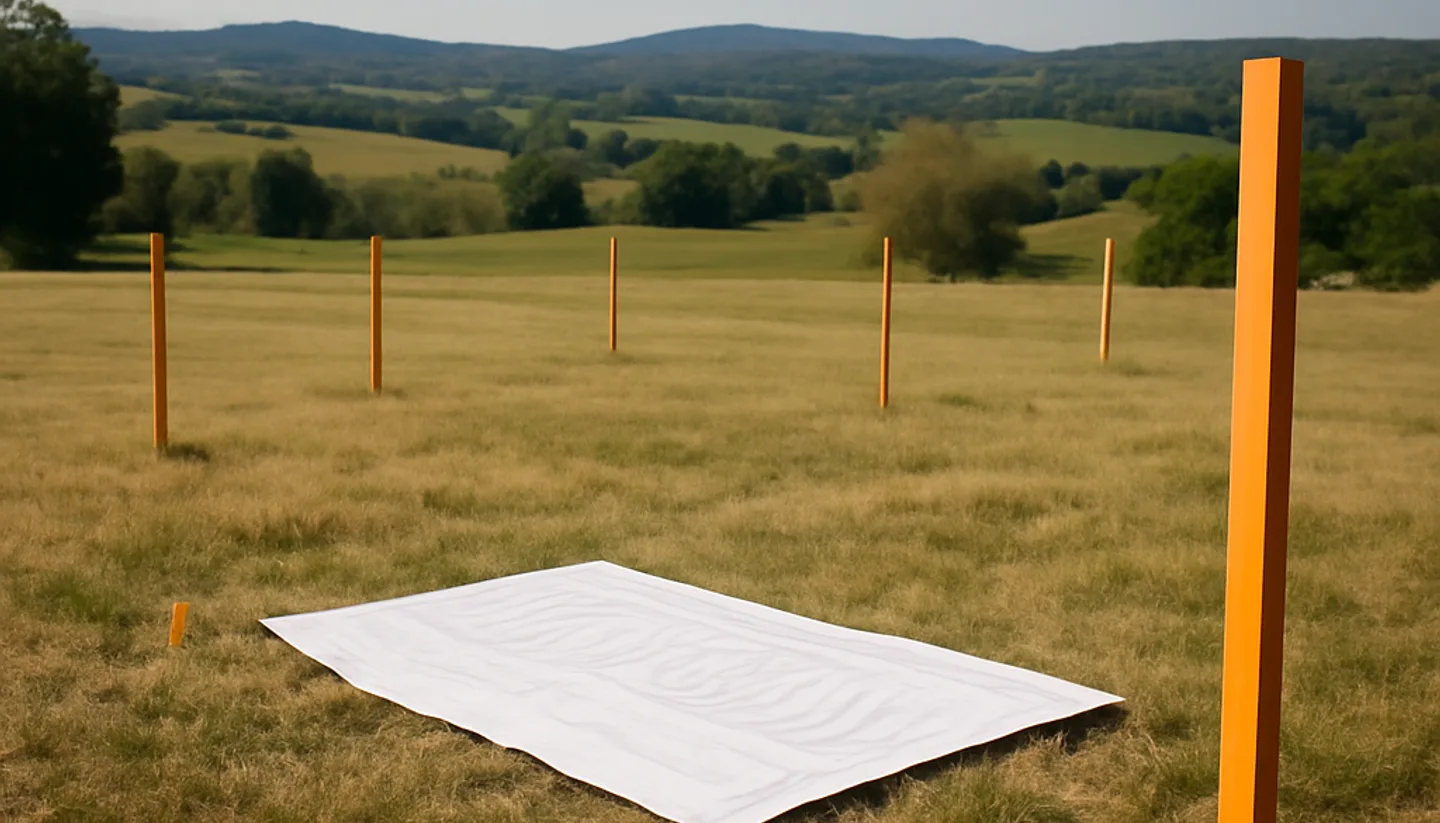 Kentucky land development site with construction plans