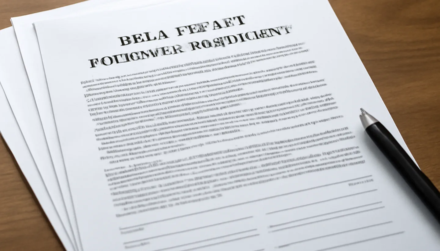 Purchase agreement contract for a Kentucky land sale being reviewed